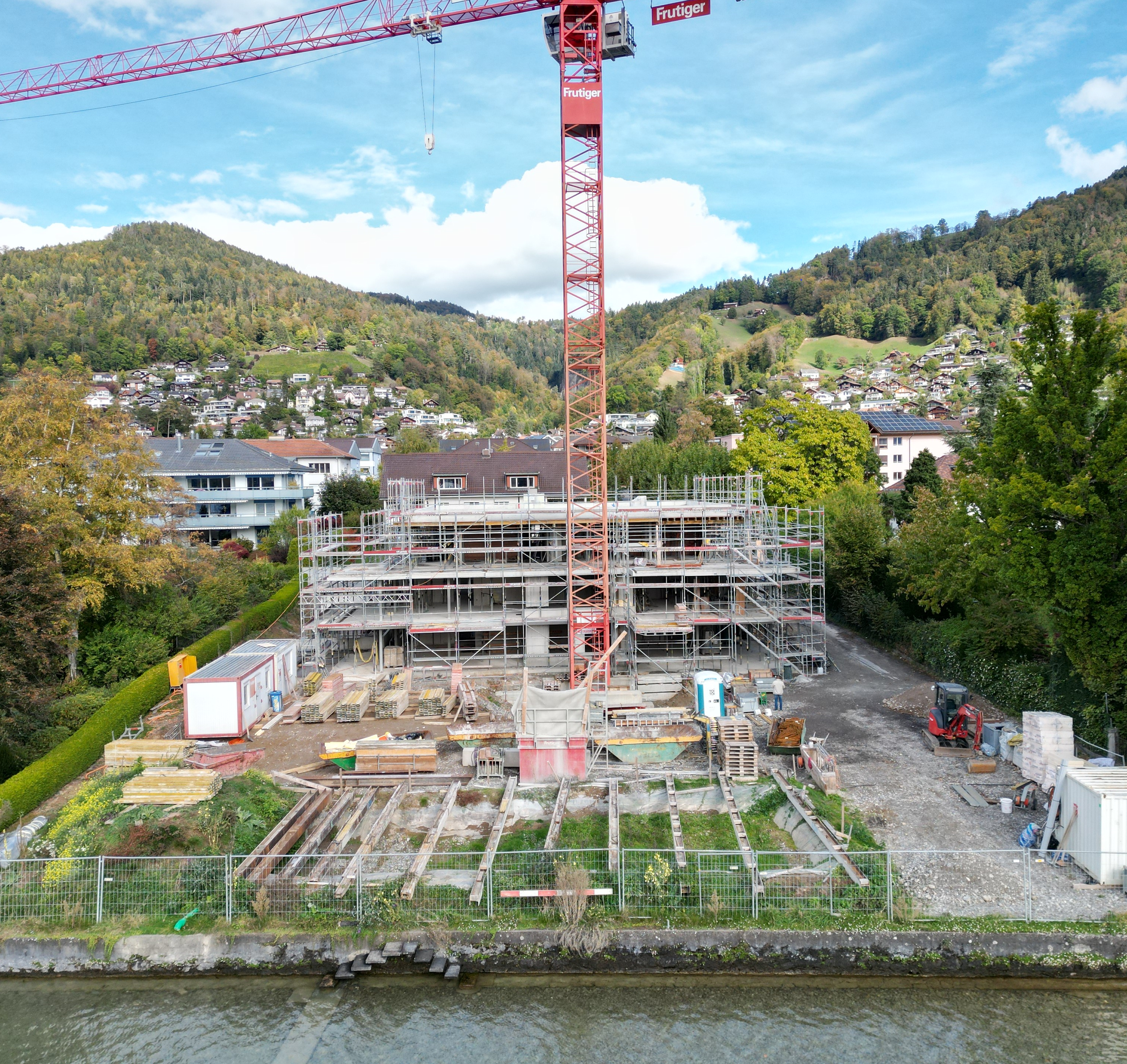 Haus am Thunersee, Ersatzneubau, Seesicht,Seelage